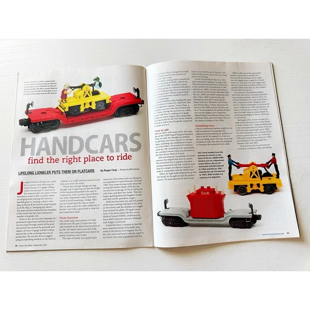 Classic Toy Trains Magazine O & S Gauge September 2020 Volume 33 Issue 6